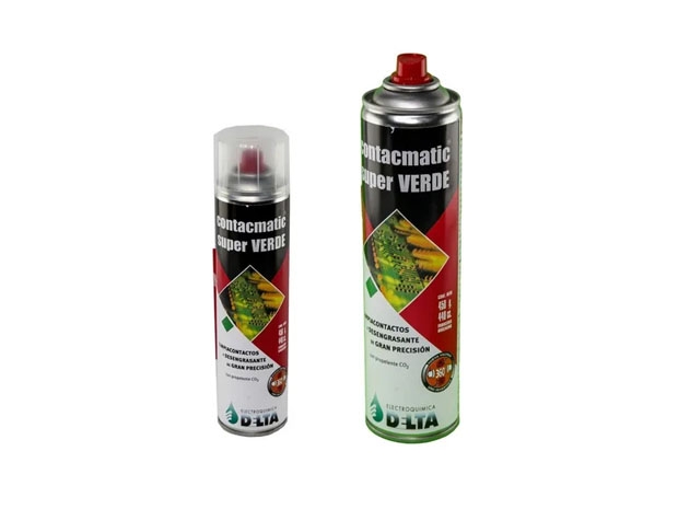 &uu CONTACMATIC BIO LIMPIACONTACTOS SUPER VERDE DELTA 440CC DELTA